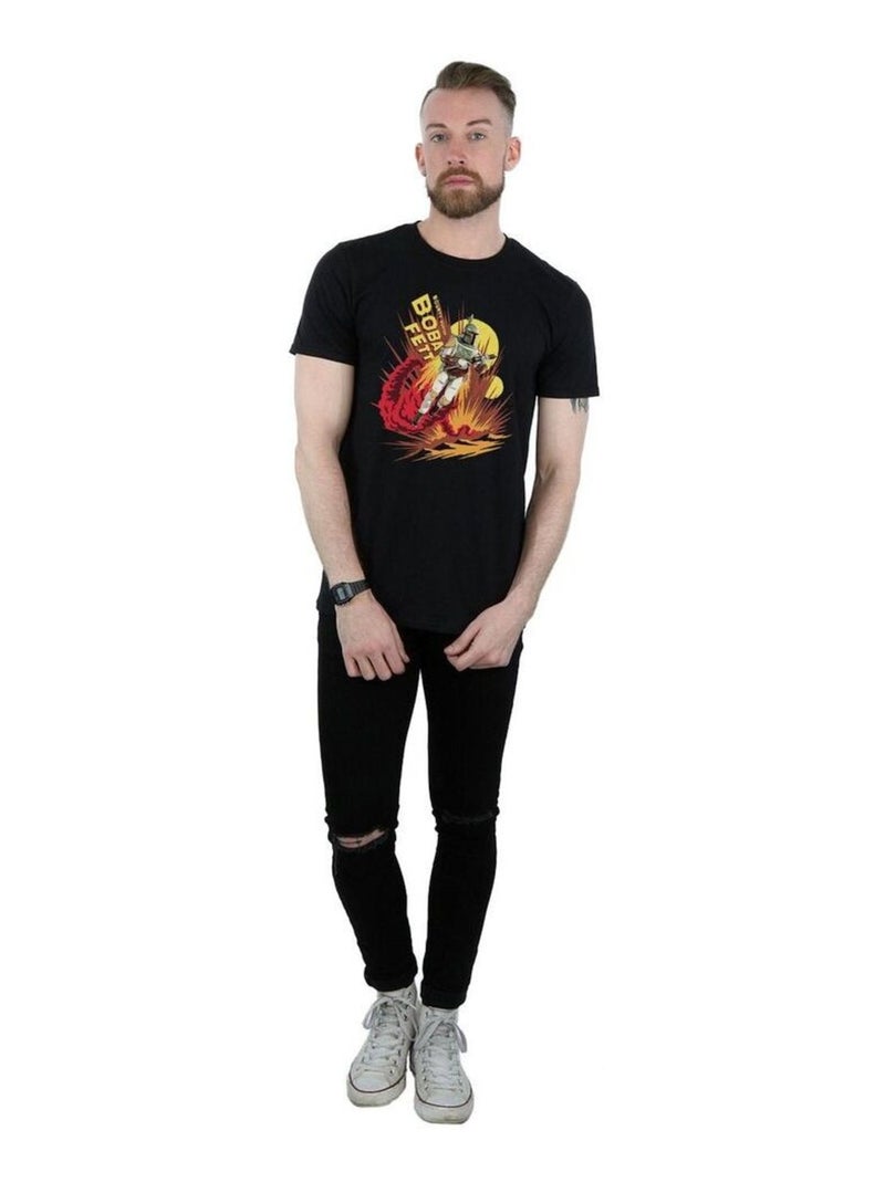 Star Wars - T-shirt ROCKET POWERED Noir - Kiabi