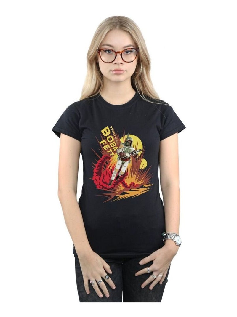 Star Wars - T-shirt ROCKET POWERED Noir - Kiabi
