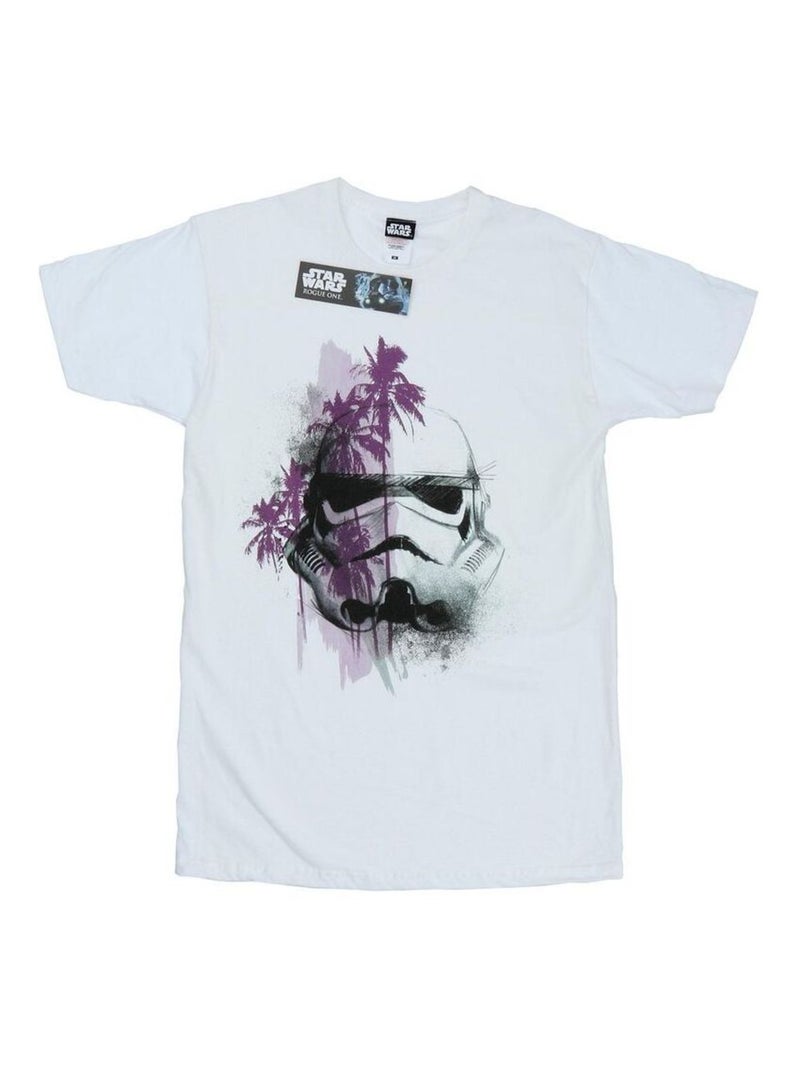 Star Wars - T-shirt ROGUE ONE Blanc - Kiabi