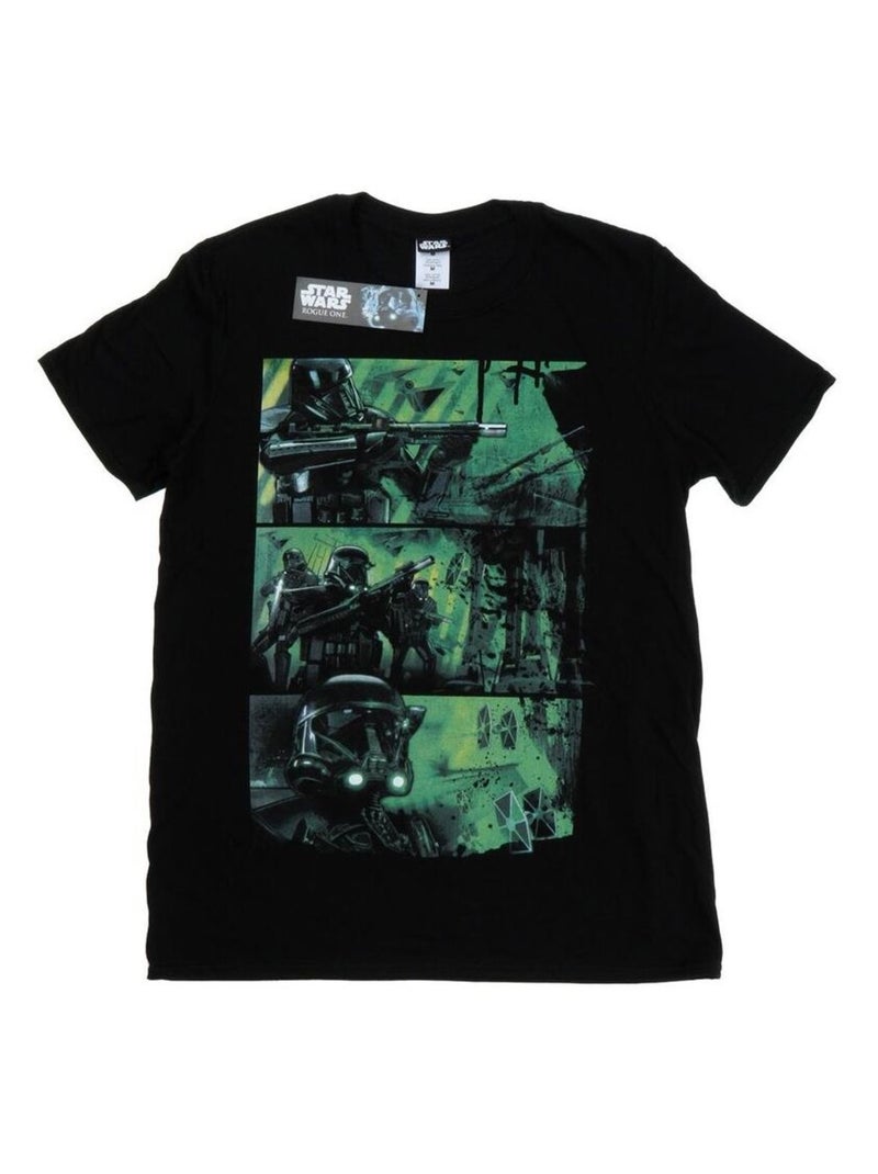 Star Wars - T-shirt ROGUE ONE DEATH TROOPER Noir - Kiabi