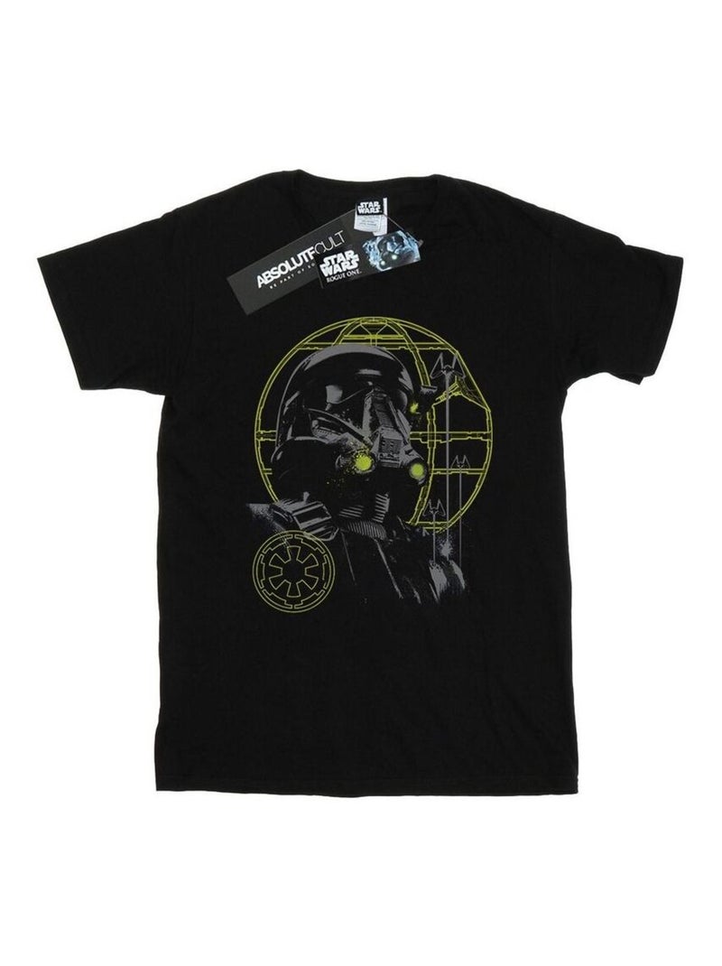 Star Wars - T-shirt ROGUE ONE DEATH TROOPER PROTECTOR Noir - Kiabi