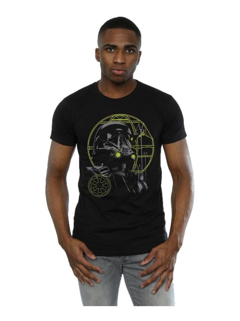 Star Wars - T-shirt ROGUE ONE DEATH TROOPER PROTECTOR Noir - Kiabi