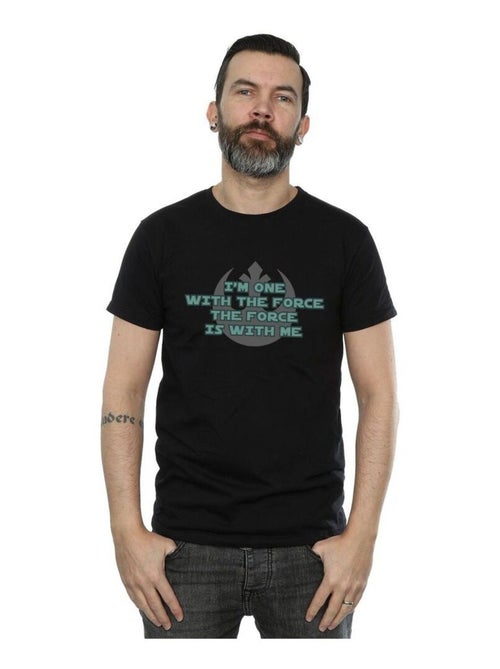 Star Wars - T-shirt ROGUE ONE I'M ONE WITH THE FORCE - Kiabi