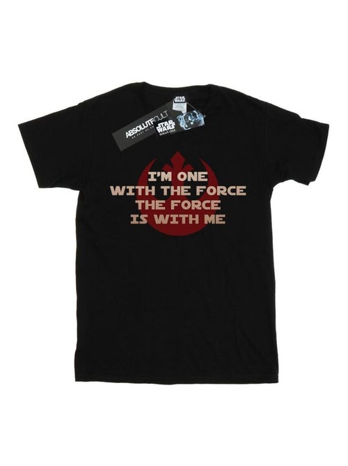 Star Wars - T-shirt ROGUE ONE I'M ONE WITH THE FORCE - Kiabi