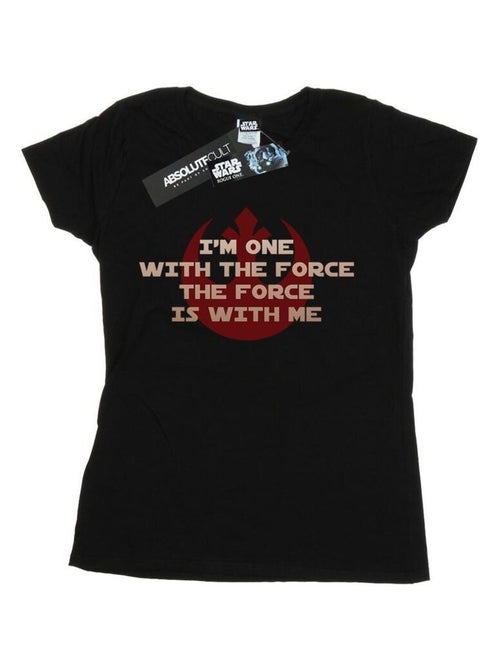 Star Wars - T-shirt ROGUE ONE I'M ONE WITH THE FORCE - Kiabi