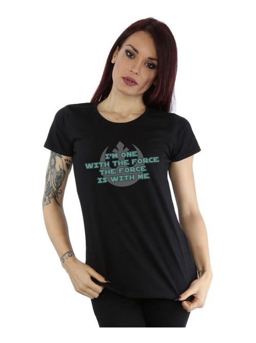 Star Wars - T-shirt ROGUE ONE I'M ONE WITH THE FORCE - Kiabi