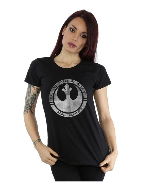 Star Wars - T-shirt ROGUE ONE MAY THE FORCE BE WITH US - Kiabi