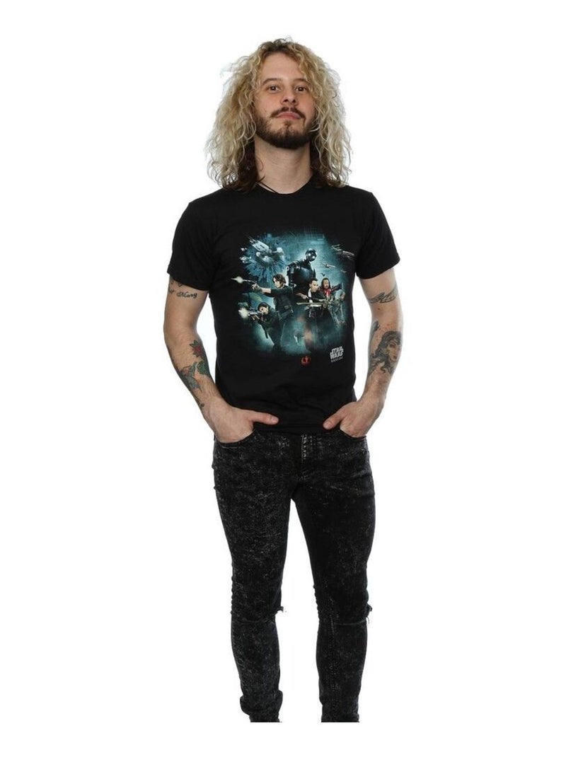 Star Wars - T-shirt ROGUE ONE Noir - Kiabi