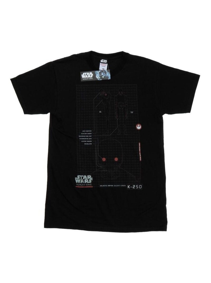 Star Wars - T-shirt ROGUE ONE Noir - Kiabi