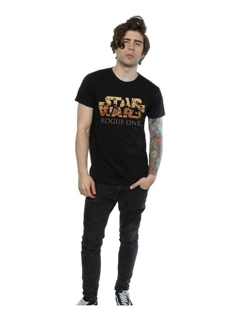 Star Wars - T-shirt ROGUE ONE Noir - Kiabi