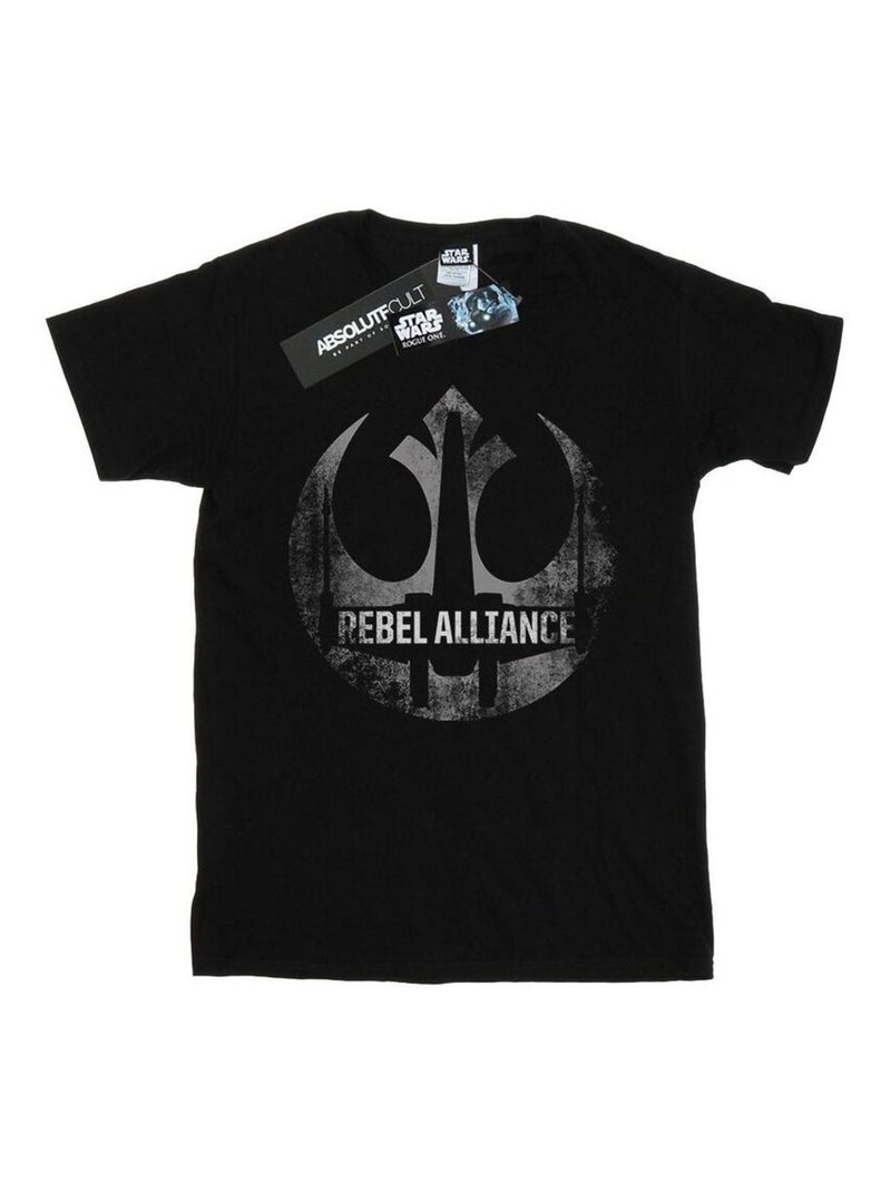 Star Wars - T-shirt ROGUE ONE REBEL ALLIANCE X-WING Noir - Kiabi