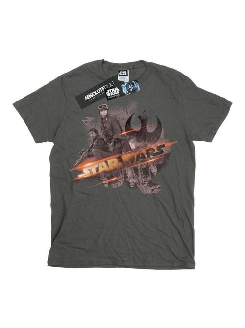 Star Wars - T-shirt ROGUE ONE REBEL TEAM - Kiabi Star Wars - T-shirt ROGUE ONE REBEL TEAM - Kiabi
