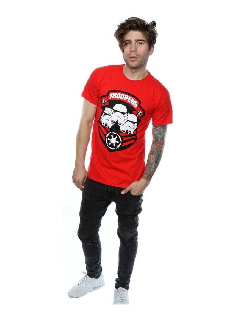 Star Wars - T-shirt Rouge - Kiabi