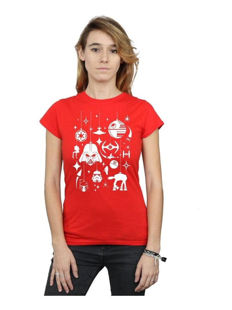 Star Wars - T-shirt Rouge - Kiabi