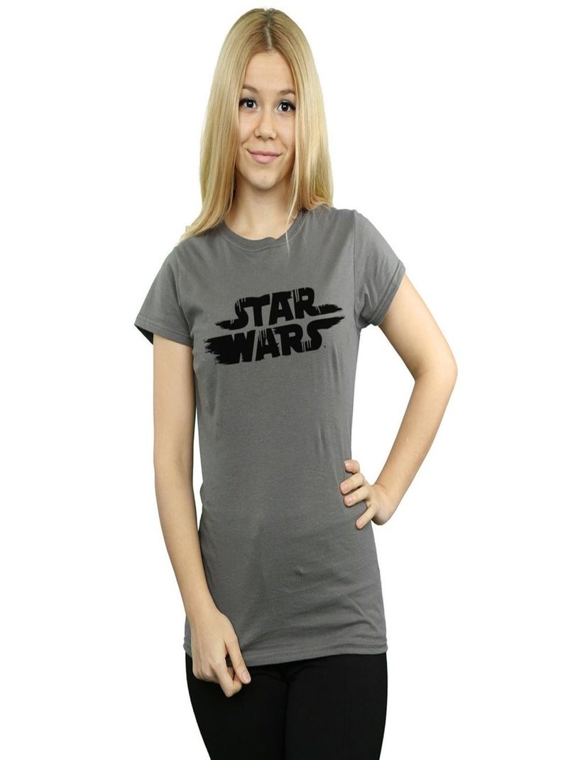 Star Wars - T-shirt ROUGH Gris Noir - Kiabi