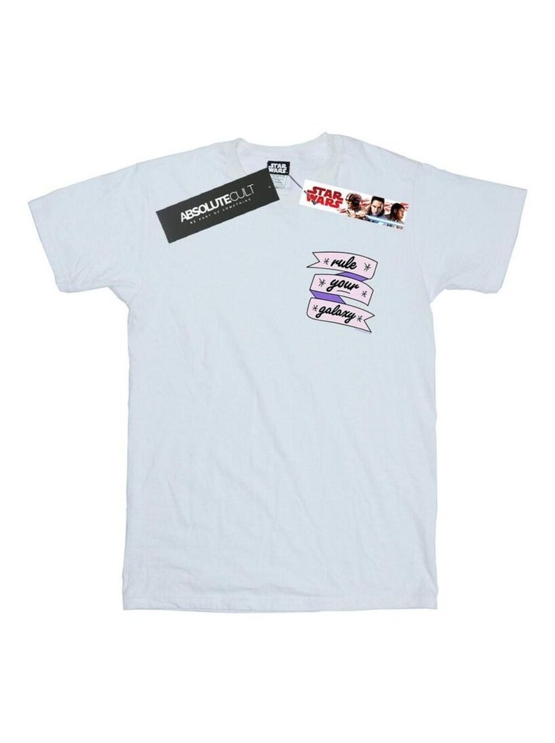 Star Wars - T-shirt RULE YOUR GALAXY Blanc - Kiabi