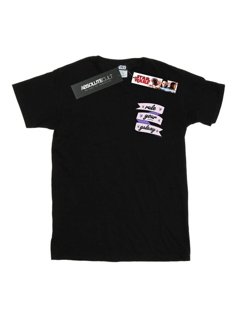 Star Wars - T-shirt RULE YOUR GALAXY Noir - Kiabi