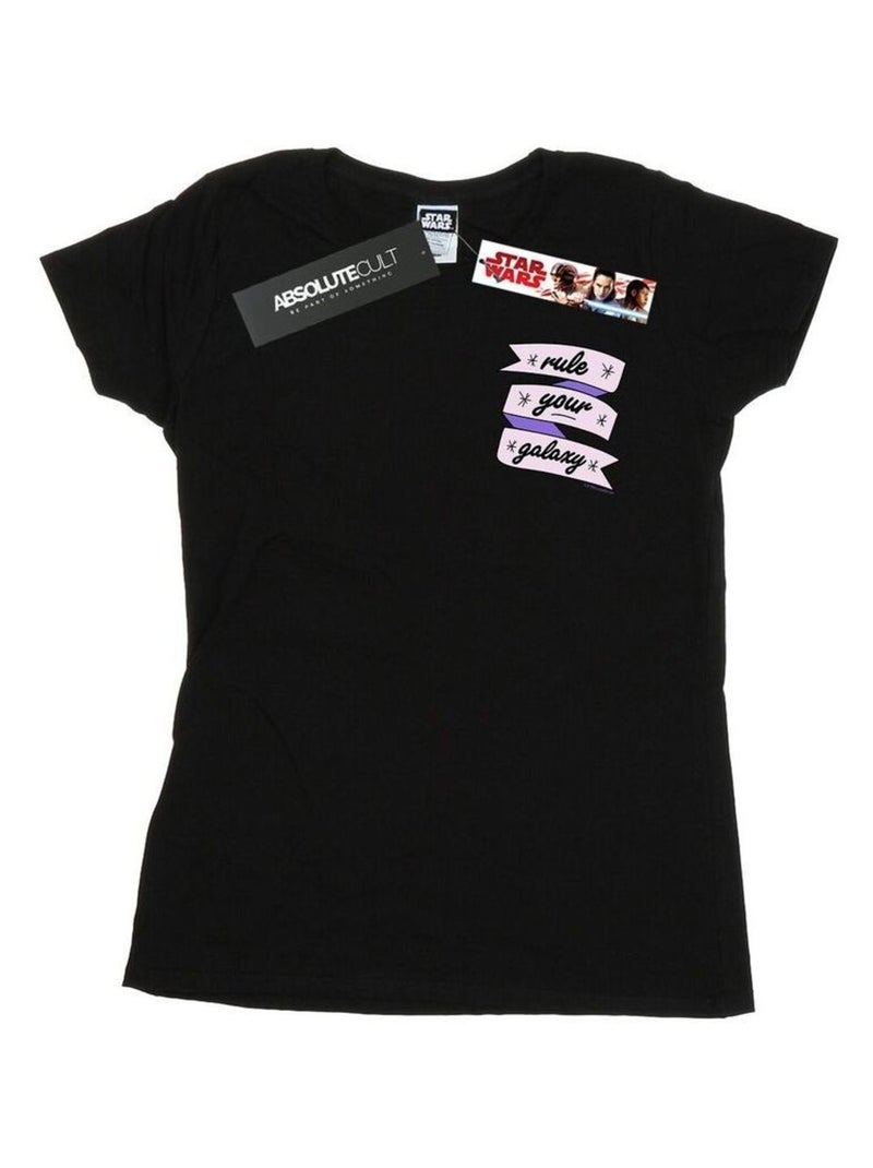 Star Wars - T-shirt RULE YOUR GALAXY Noir - Kiabi