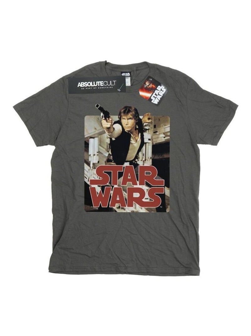 Star Wars - T-shirt SHOOTING Gris Noir - Kiabi