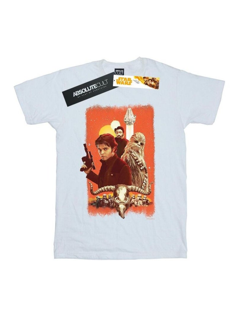 Star Wars - T-shirt SOLO Blanc - Kiabi