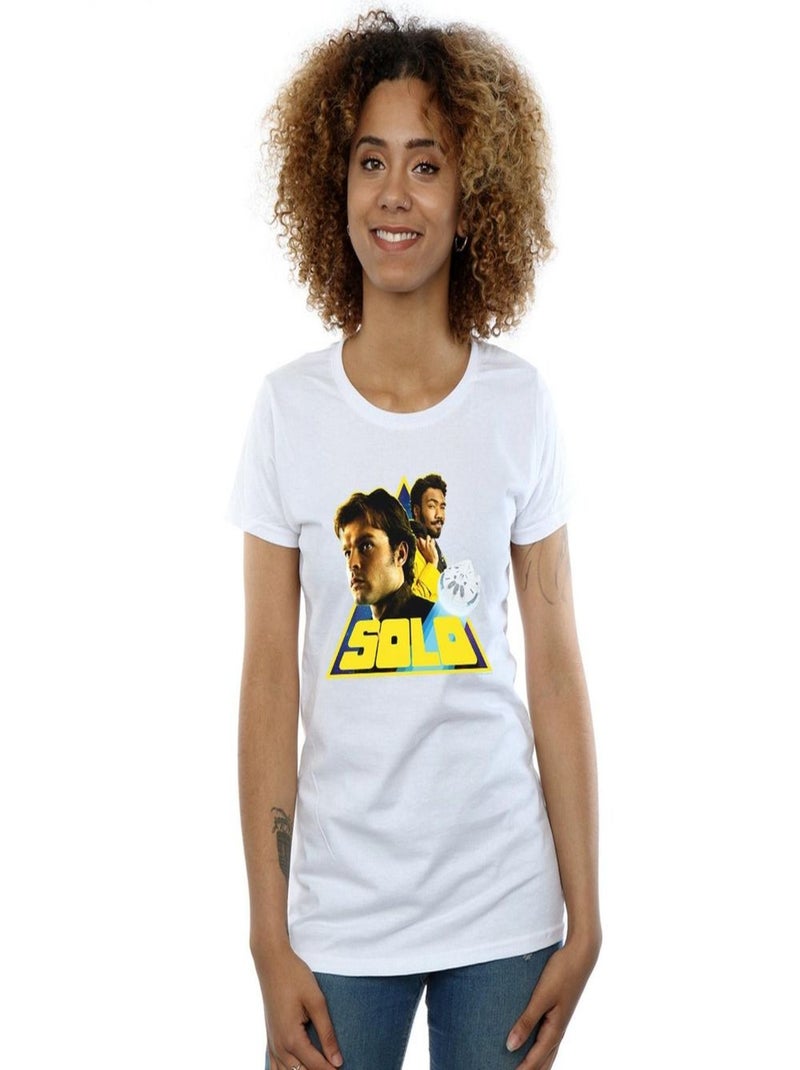 Star Wars - T-shirt SOLO Blanc - Kiabi