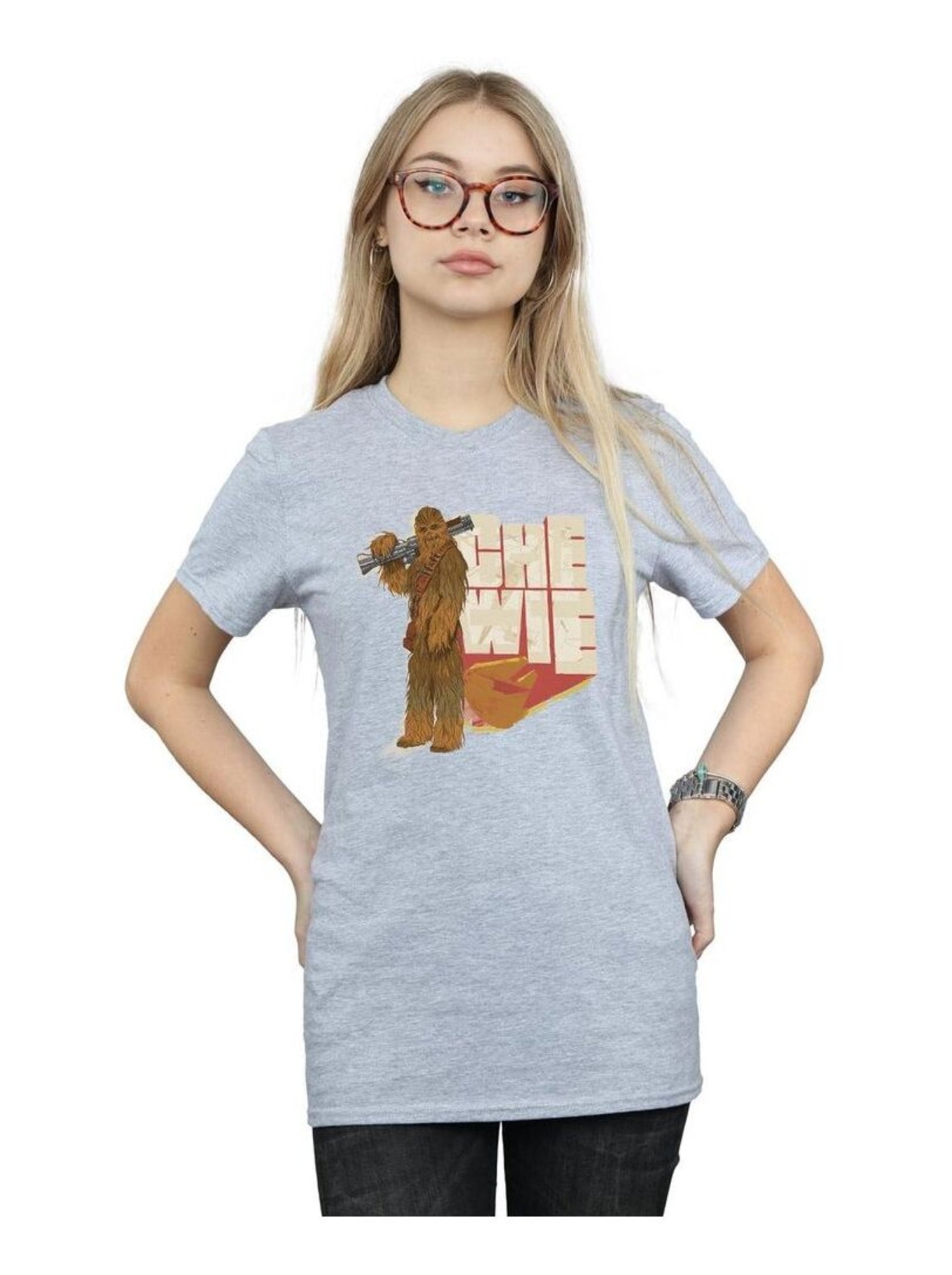 T-shirt Star Wars Homme - Gris, Imprimé Graphique, Taille L (occasion Parfait état)