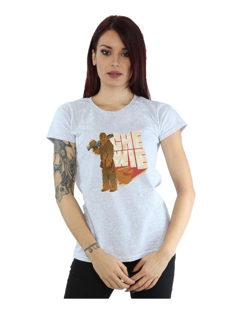 Star Wars - T-shirt SOLO Gris chiné - Kiabi