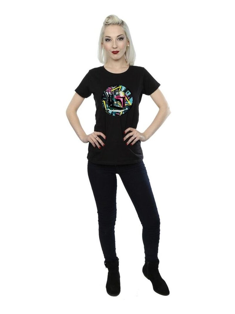 Star Wars - T-shirt SPORTY BOBA FETT Noir - Kiabi