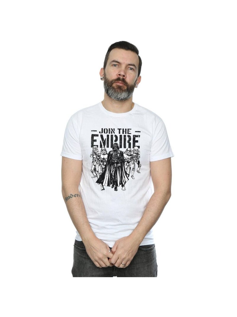 Star Wars - T-shirt SUPPORT THE TROOPS Blanc - Kiabi