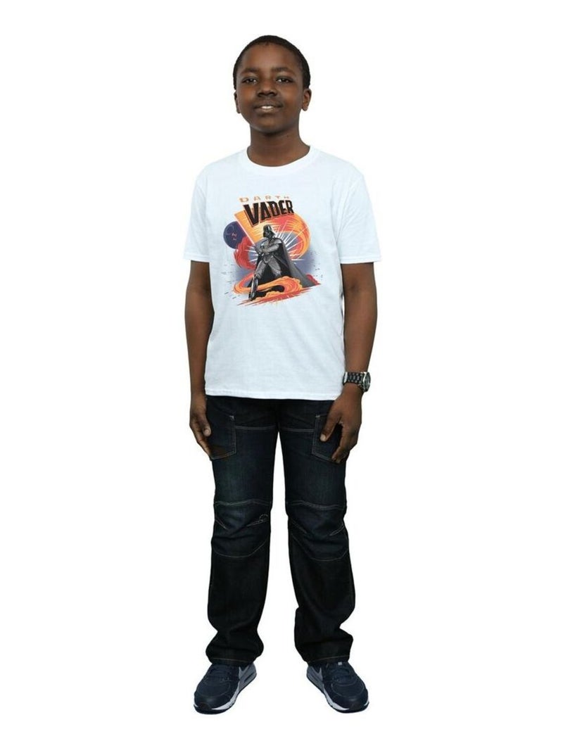 Star Wars - T-shirt SWIRLING FURY Blanc - Kiabi