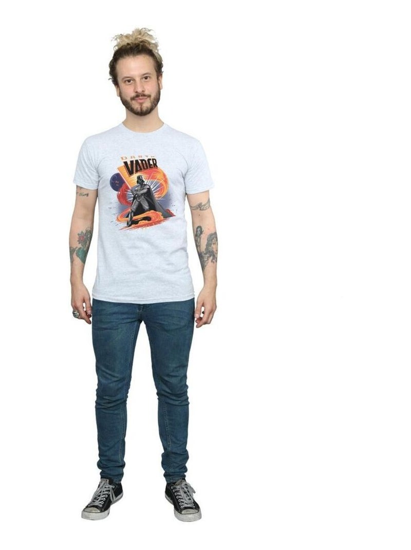 Star Wars - T-shirt SWIRLING FURY Gris chiné - Kiabi