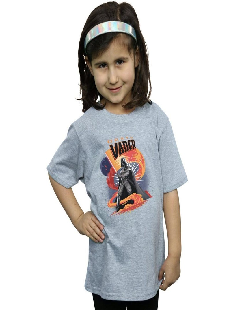 Star Wars - T-shirt SWIRLING FURY Gris chiné - Kiabi