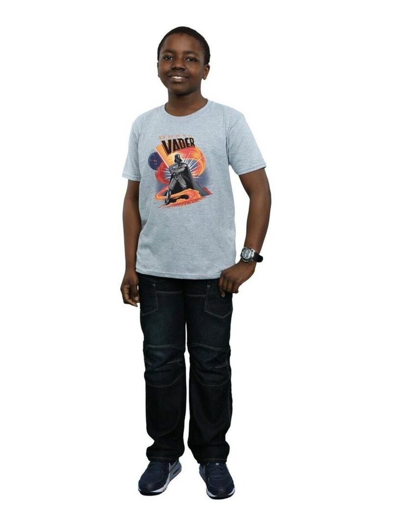 Star Wars - T-shirt SWIRLING FURY Gris chiné - Kiabi