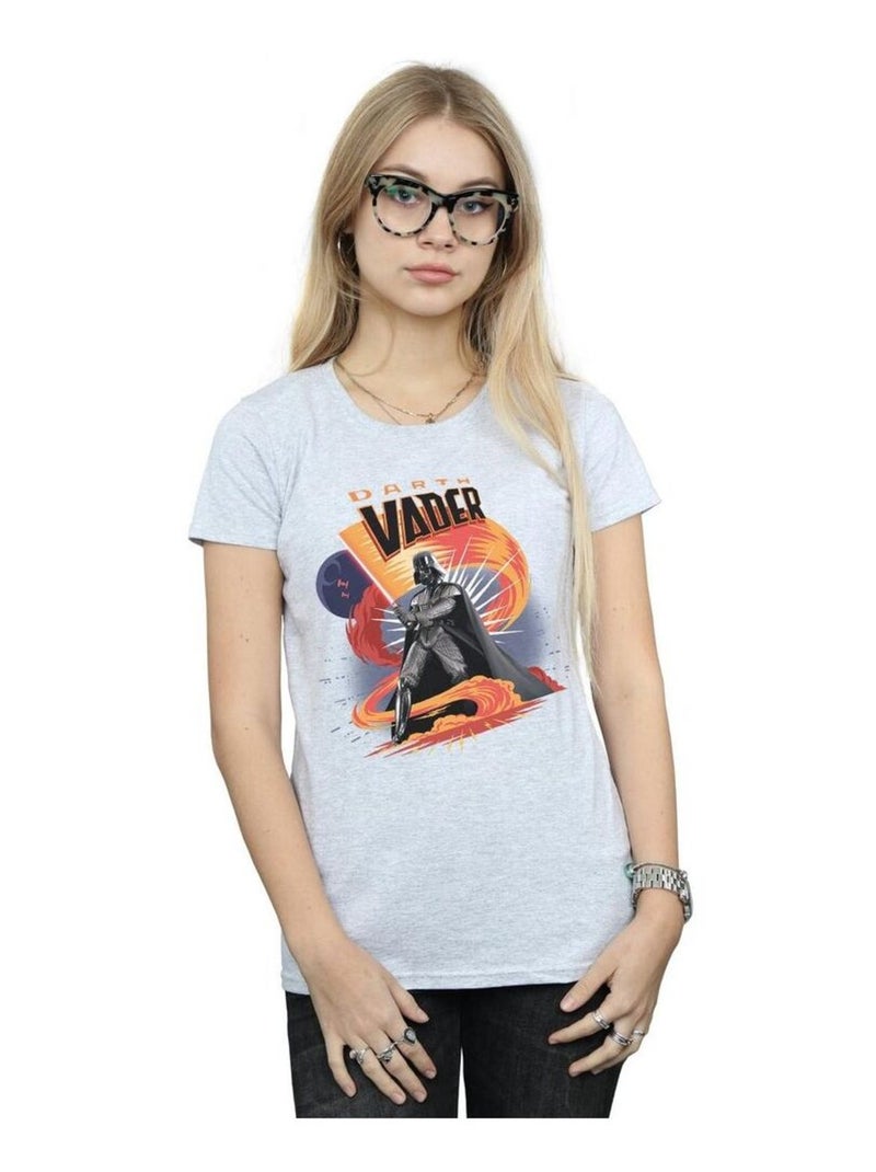Star Wars - T-shirt SWIRLING FURY Gris chiné - Kiabi