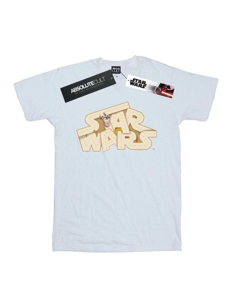 Star Wars - T-shirt TATOOINE Blanc - Kiabi