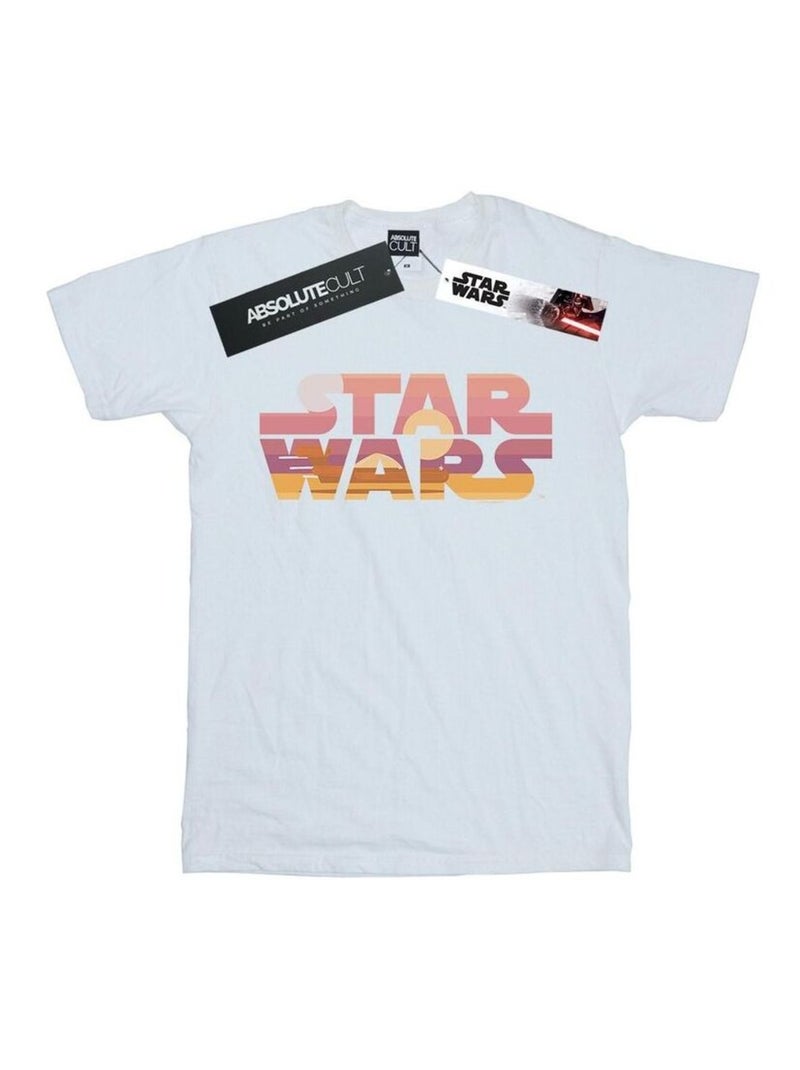 Star Wars - T-shirt TATOOINE Blanc - Kiabi