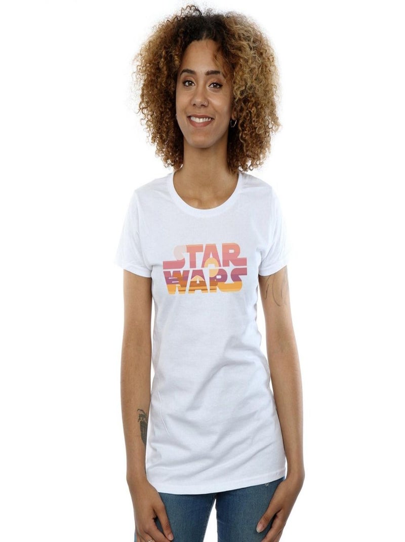 Star Wars - T-shirt TATOOINE Blanc - Kiabi