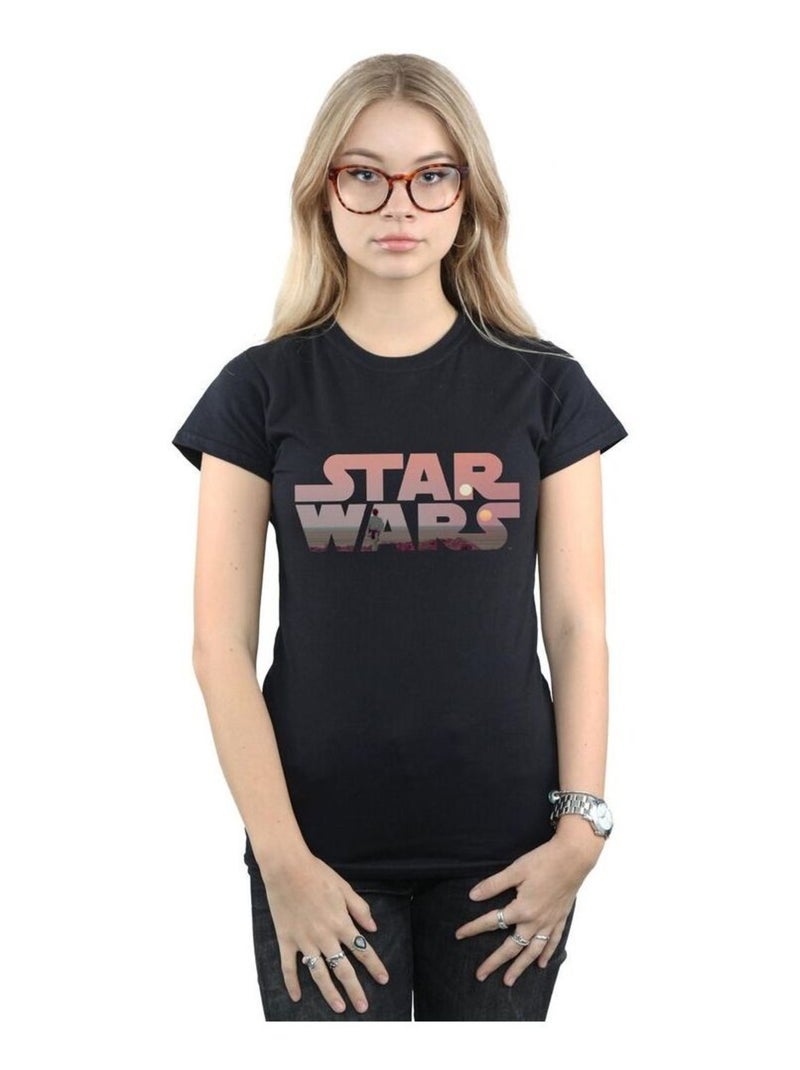Star Wars - T-shirt TATOOINE Noir - Kiabi