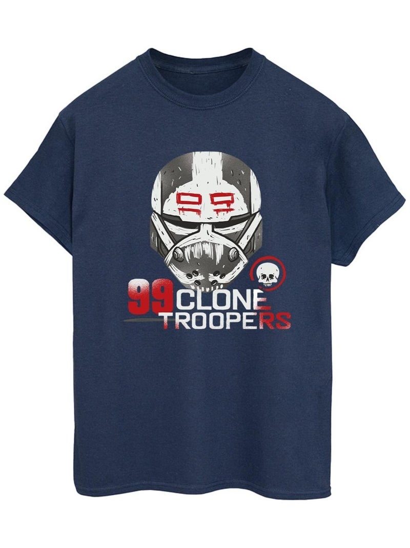 Star Wars - T-shirt THE BAD BATCH CLONE TROOPERS Bleu marine - Kiabi