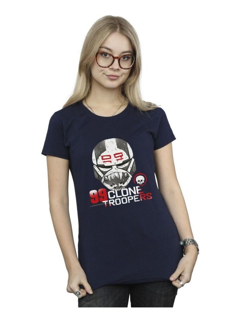 Star Wars - T-shirt THE BAD BATCH CLONE TROOPERS Bleu marine - Kiabi