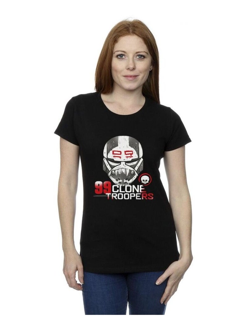 Star Wars - T-shirt THE BAD BATCH CLONE TROOPERS Noir - Kiabi