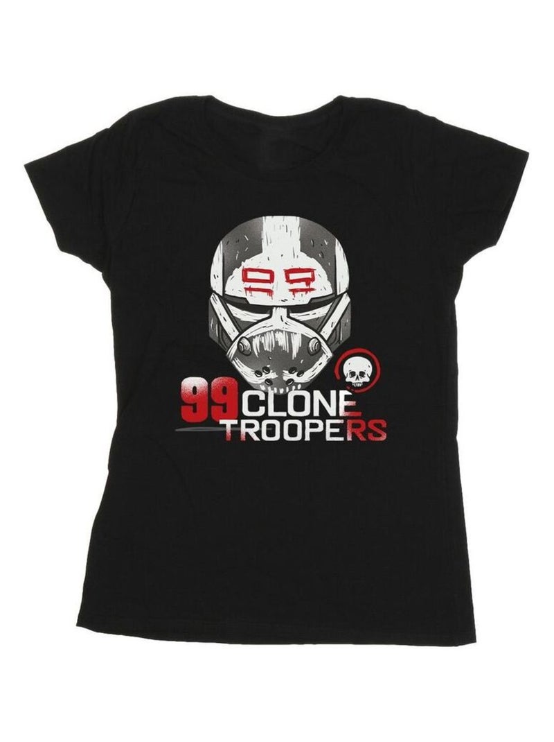 Star Wars - T-shirt THE BAD BATCH CLONE TROOPERS Noir - Kiabi