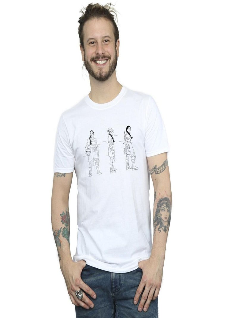 Star Wars - T-shirt THE BOOK OF BOBA FETT Blanc - Kiabi