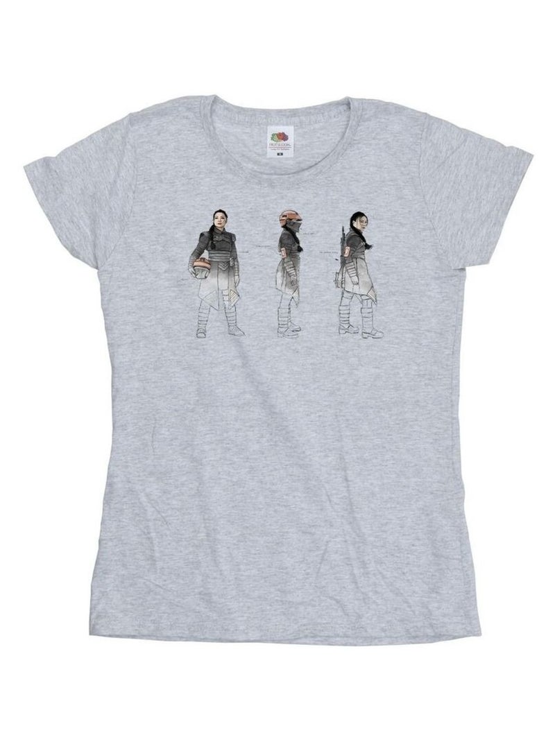 Star Wars - T-shirt THE BOOK OF BOBA FETT Gris chiné - Kiabi