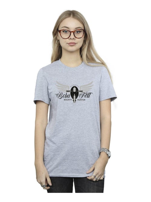 Star Wars - T-shirt THE BOOK OF BOBA FETT LEGEND LIVES - Kiabi