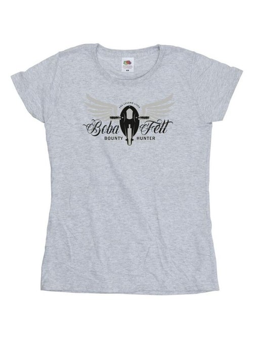 Star Wars - T-shirt THE BOOK OF BOBA FETT LEGEND LIVES - Kiabi