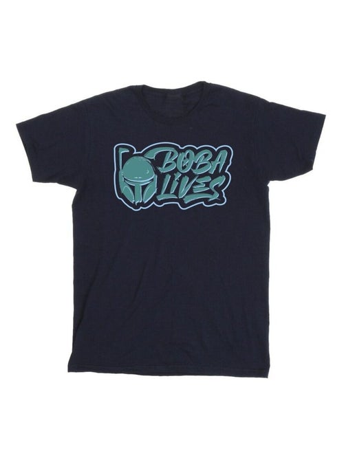 Star Wars - T-shirt THE BOOK OF BOBA FETT LIVES - Kiabi