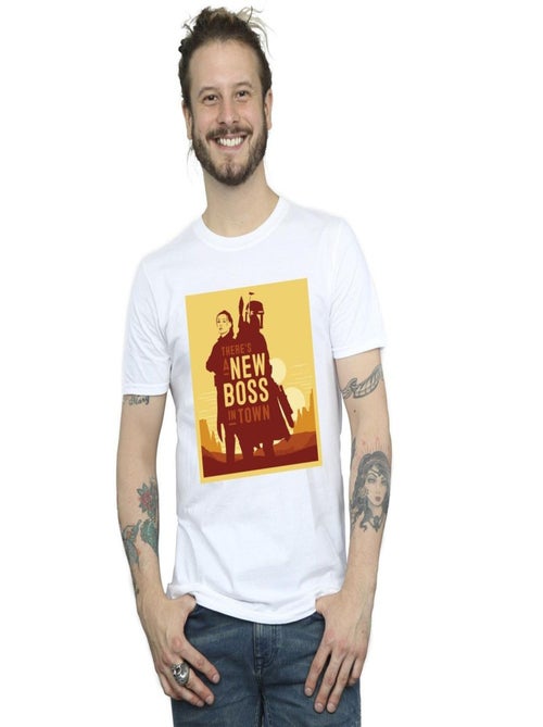 Star Wars - T-shirt THE BOOK OF BOBA FETT NEW BOSS - Kiabi