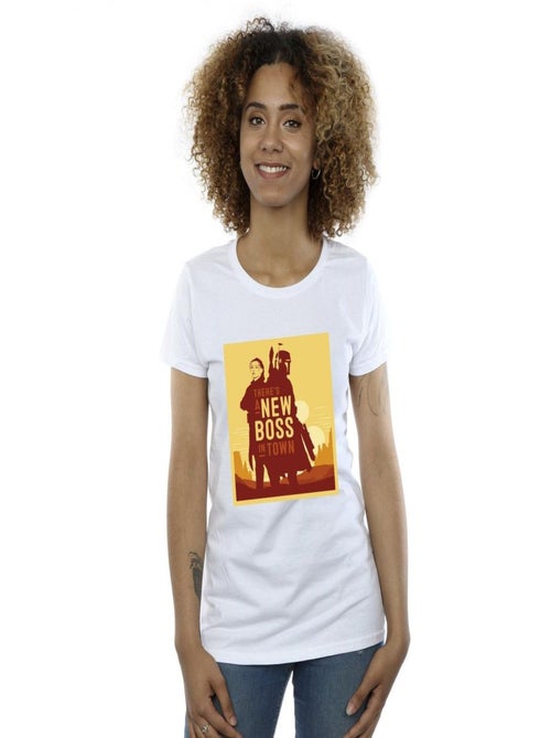 Star Wars - T-shirt THE BOOK OF BOBA FETT NEW BOSS - Kiabi