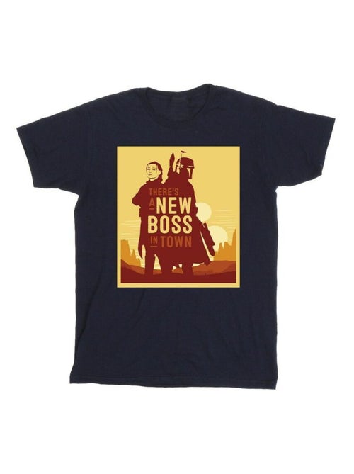 Star Wars - T-shirt THE BOOK OF BOBA FETT NEW BOSS - Kiabi